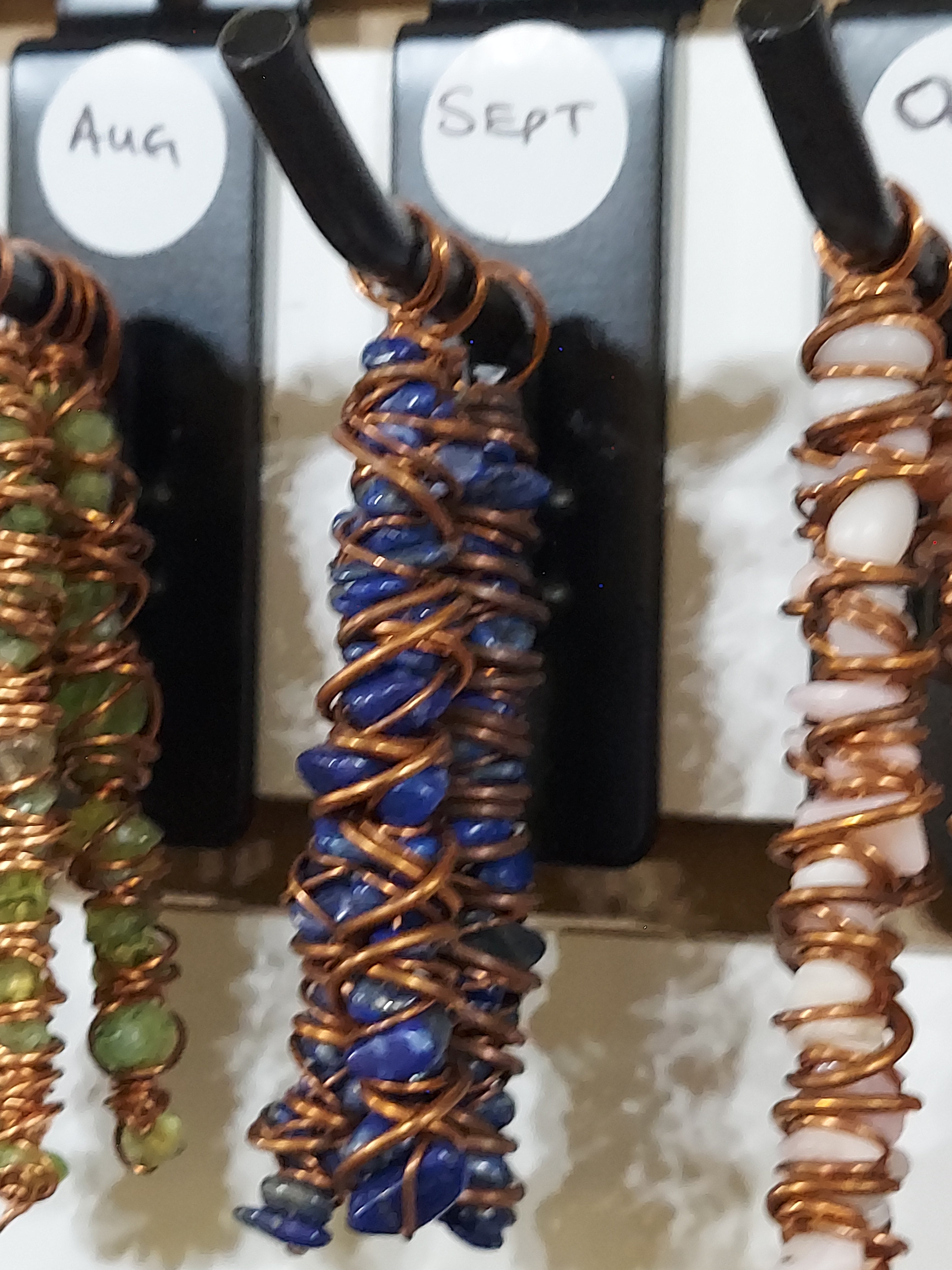 September Pendant on Necklace Rope