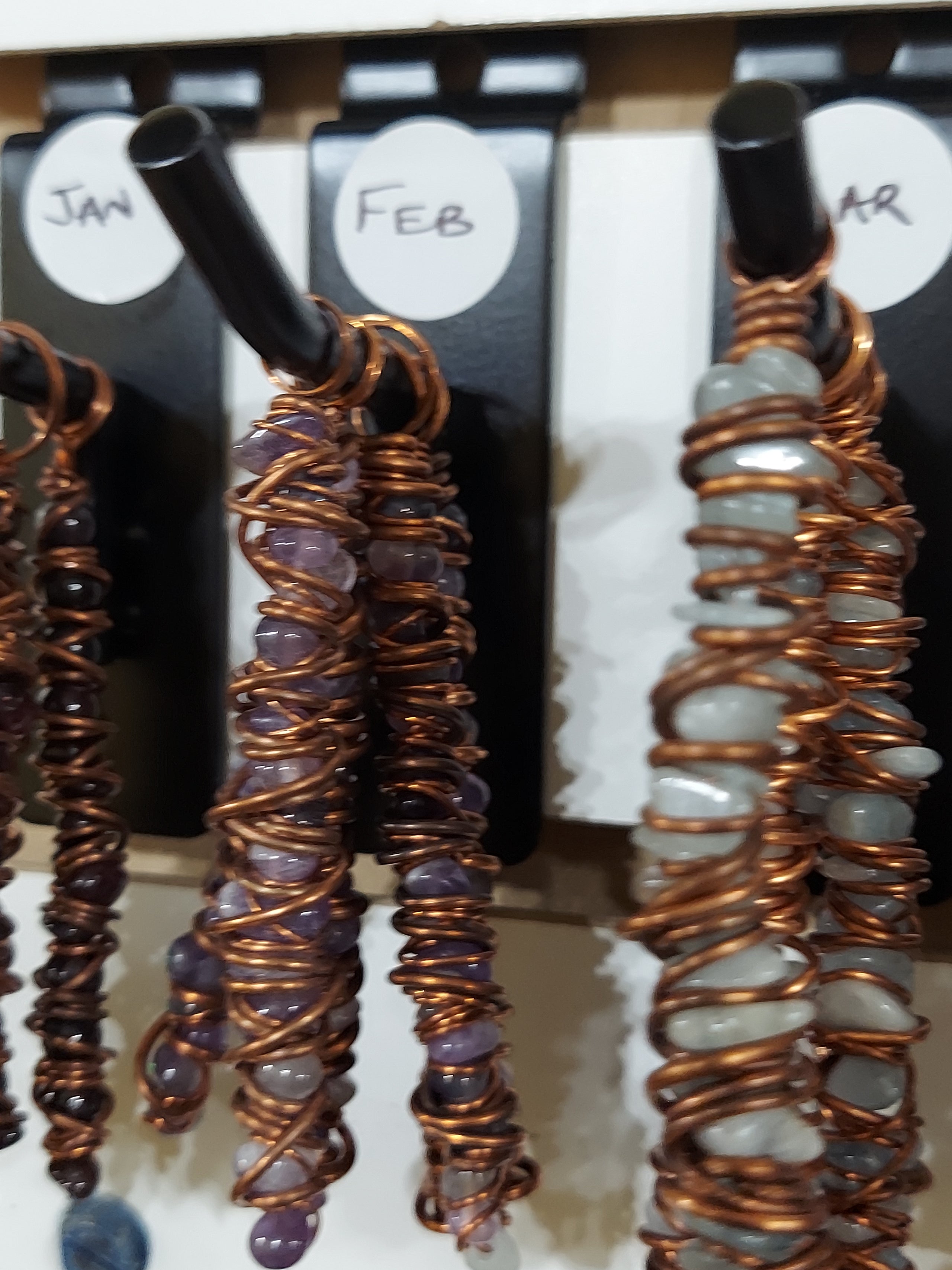 February Pendant on Necklace Rope