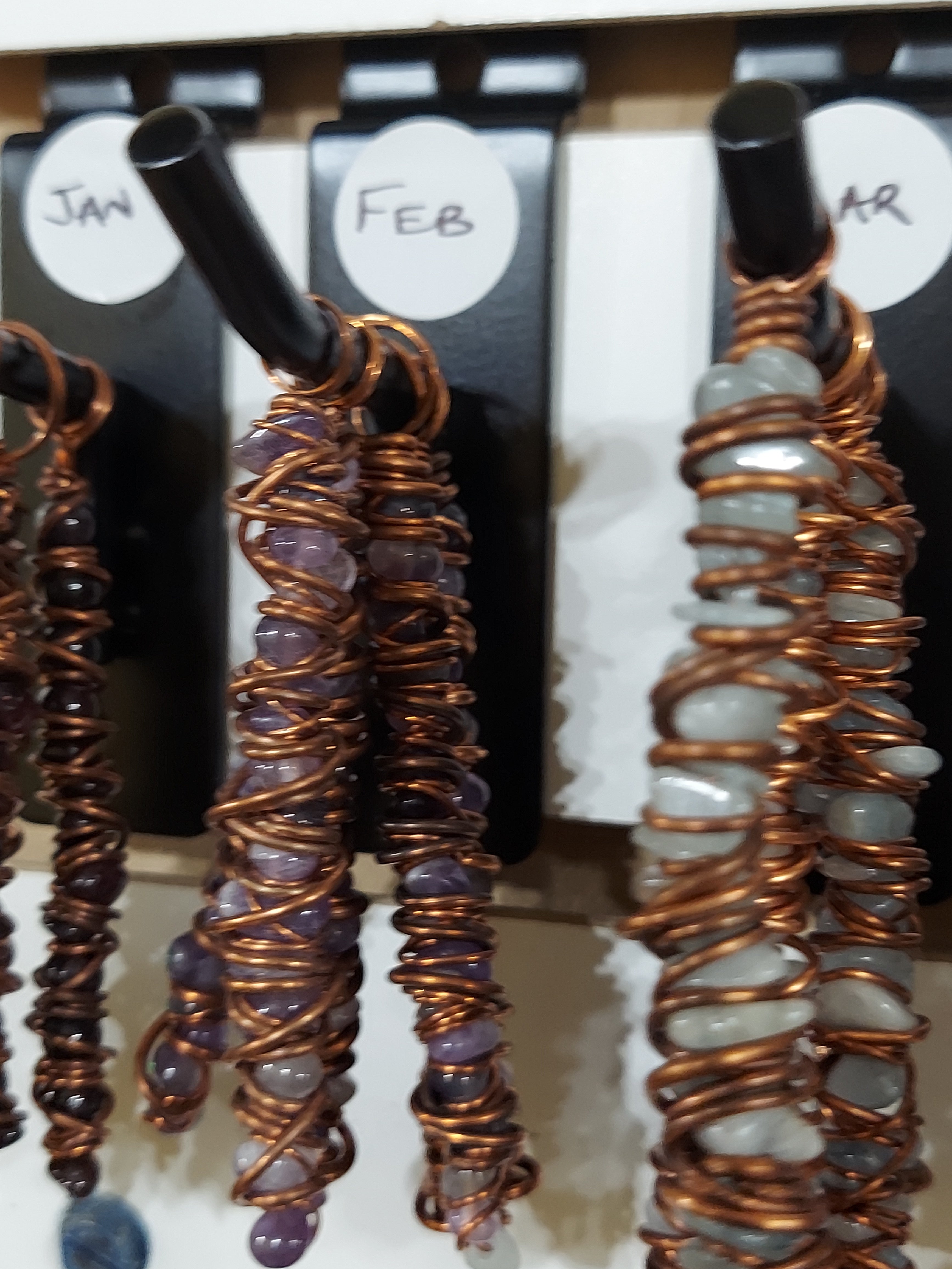 February Pendant on Necklace Rope