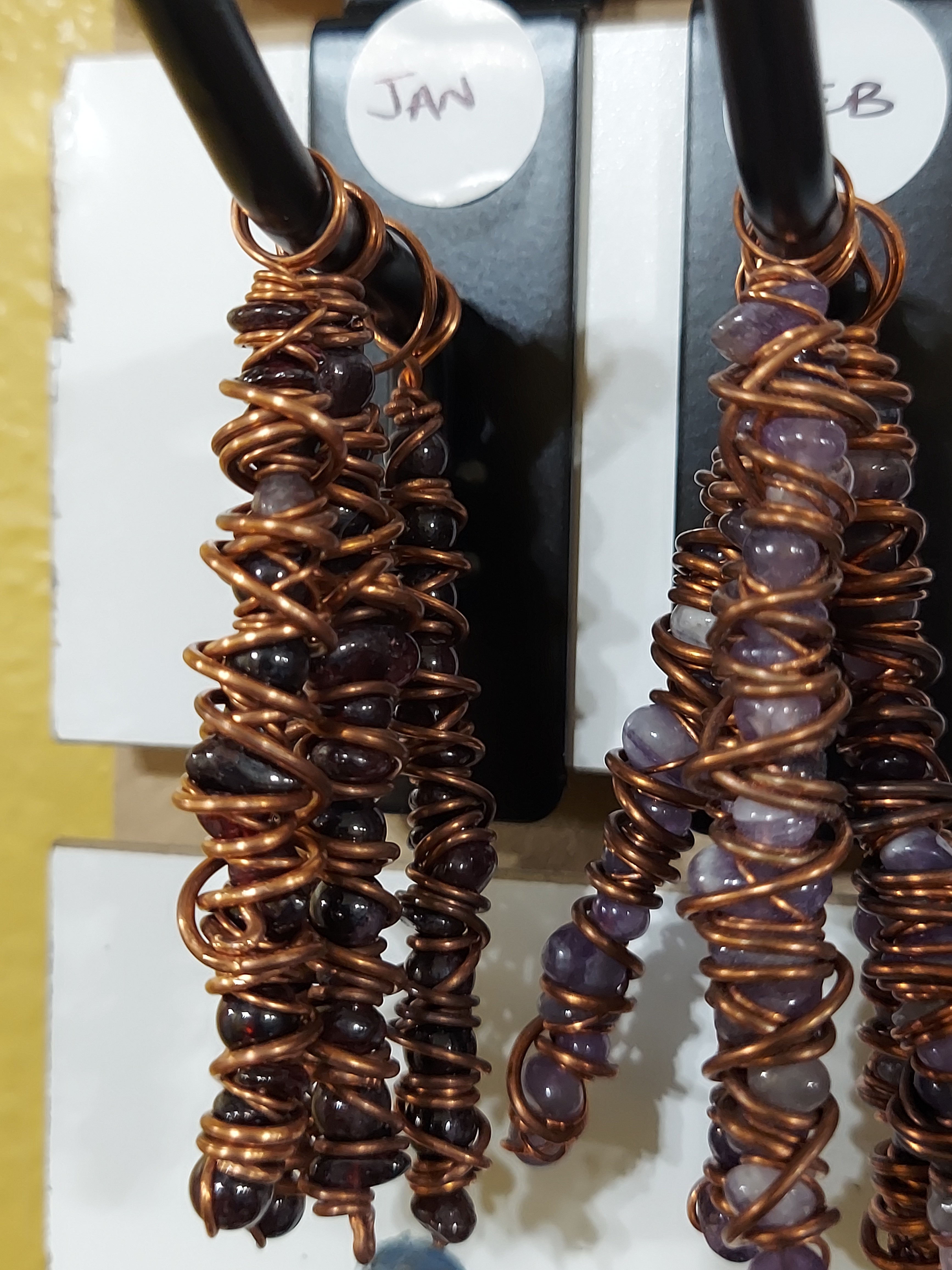 January Pendant on Necklace Rope