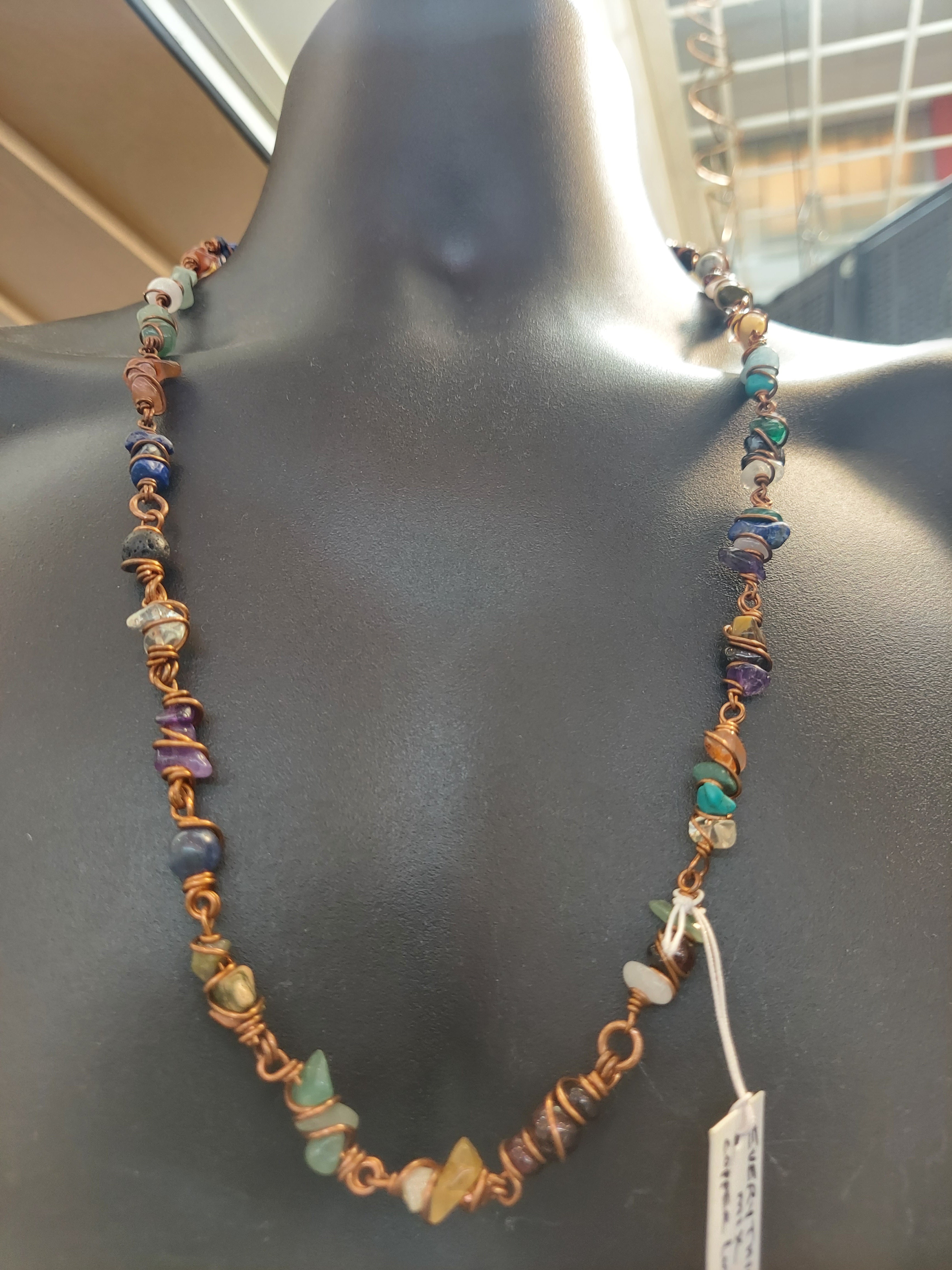 Everything Mix Copper Links Necklace