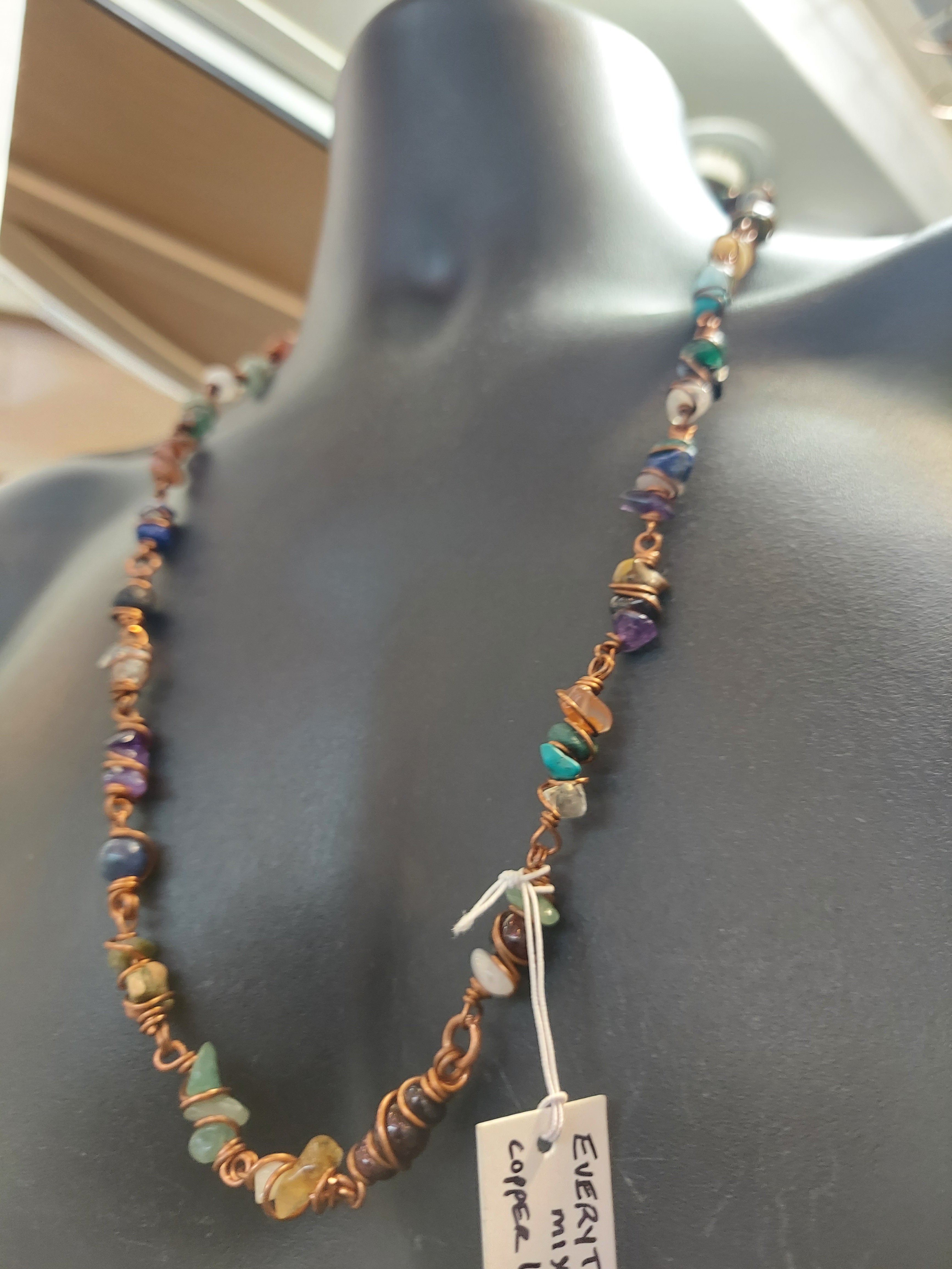 Everything Mix Copper Links Necklace