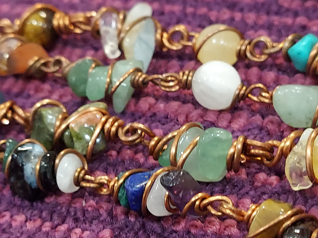 Everything Mix Copper Links Necklace
