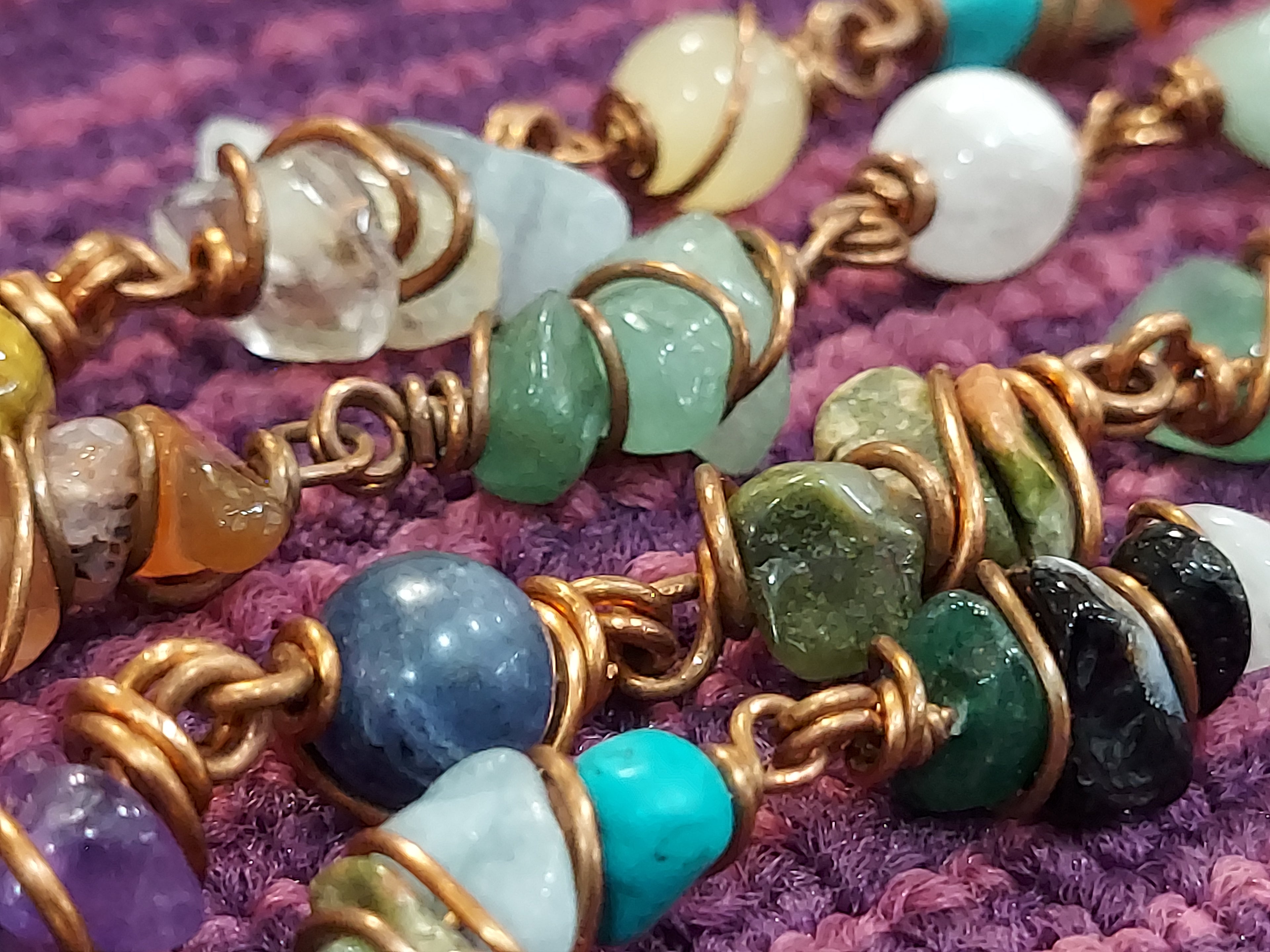 Everything Mix Copper Links Necklace