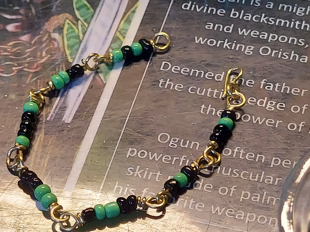 Ogun Gold Brass Links Bracelet