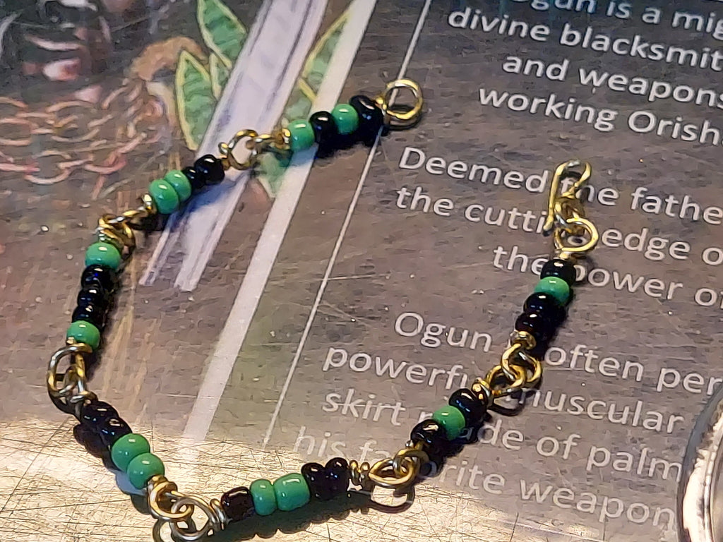 Ogun Gold Brass Links Bracelet