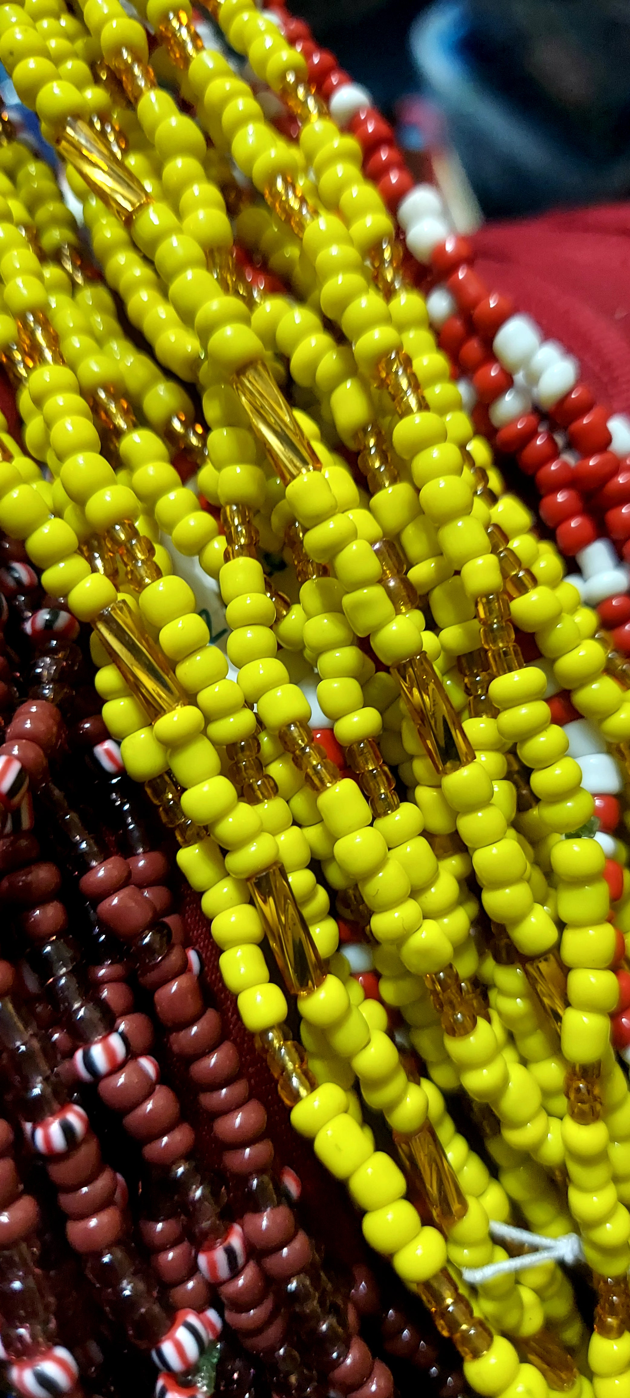 Orisa Elekes / Necklace: OSUN / OSHUN / OCHUN