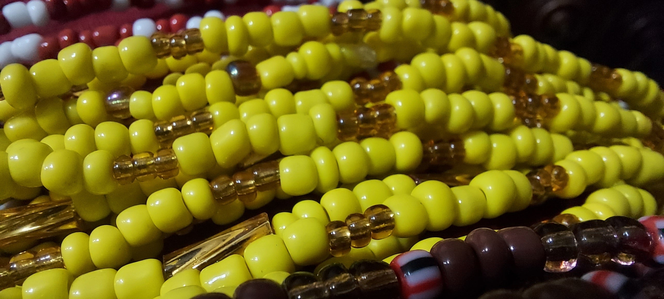 Orisa Elekes / Necklace: OSUN / OSHUN / OCHUN