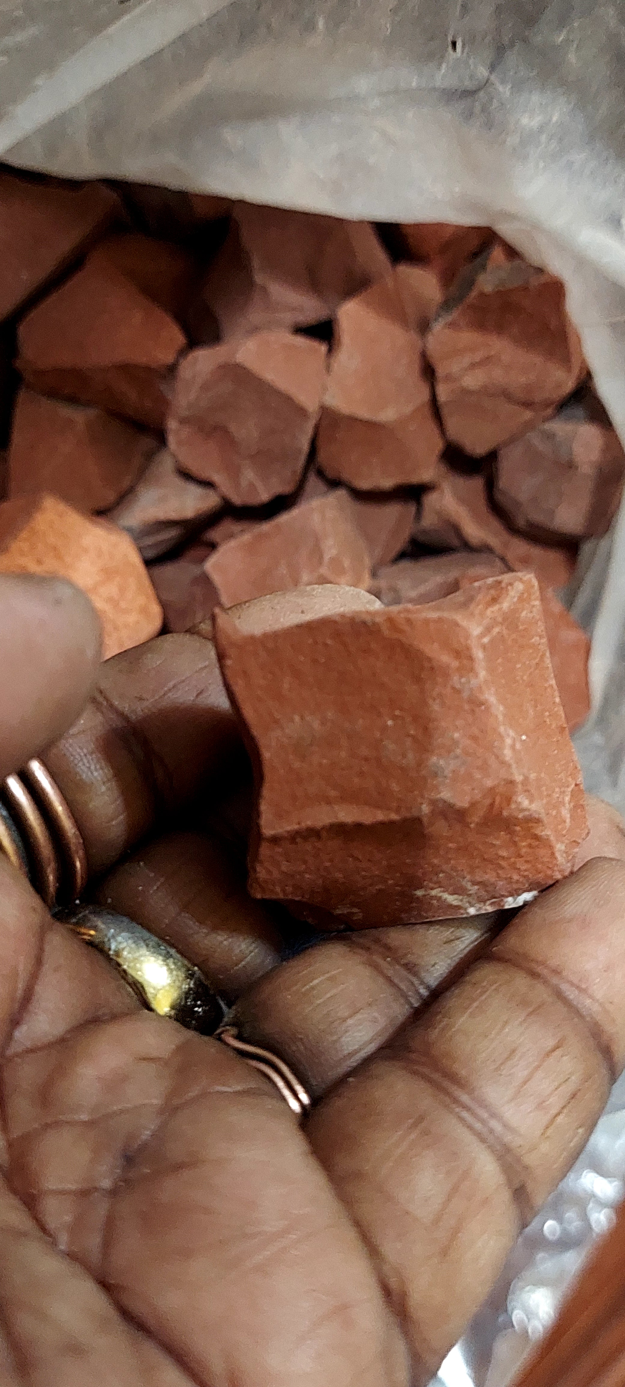 WHOLESALE: 15 count RED JASPER