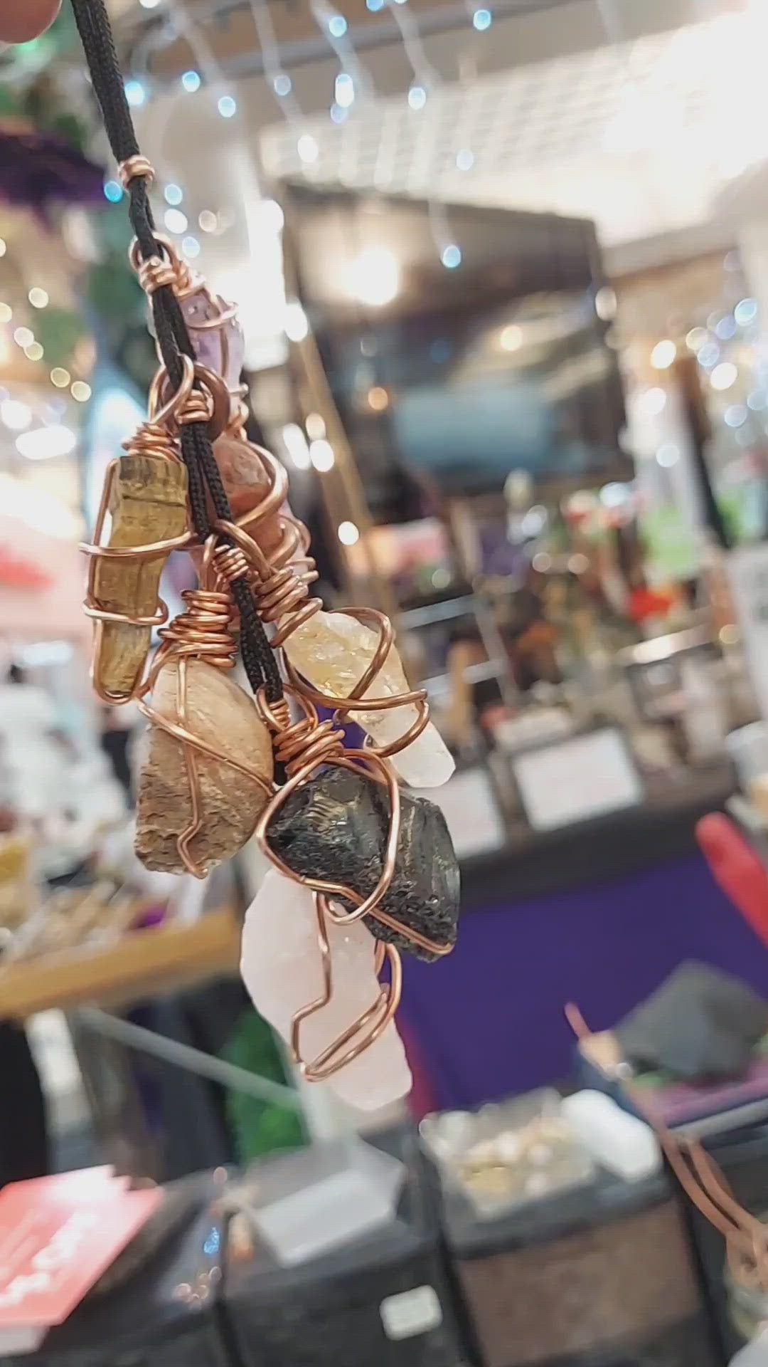 Necklace: Stacked Crystals Deal