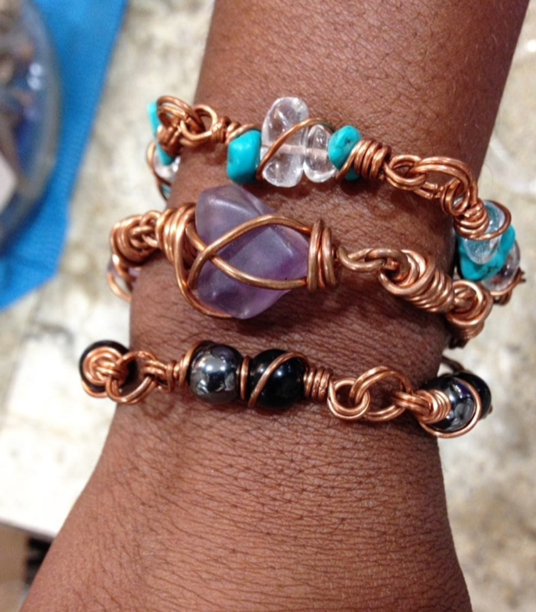 Copper Link Bracelet Options