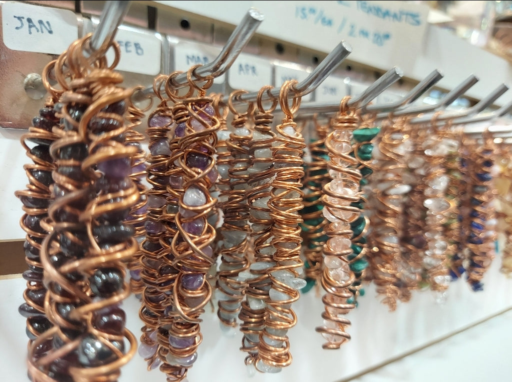 Our infamous 2/$20 Gemstone Pendant Deal